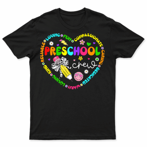 Preschool Crew Back To School Pre K Teacher Student Kids