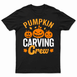 Pumpkin Carving Crew Family Matching Pumpkin Head Halloween T Shirt