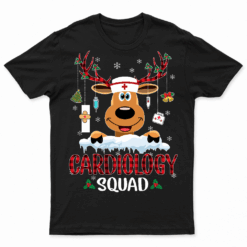 Reindeer Christmas Nurse Stethoscope Nurse Squad Christmas T Shirts