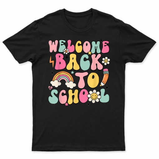 Retro Welcome Back To School Teacher Appreciation Boys Girls T Shirt
