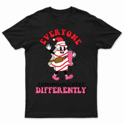 Speech Therapy Christmas Everyone Communicate Differently T Shirt