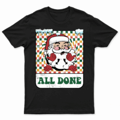 Speech Therapy Christmas Shirt, All Done Sign Language