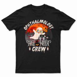 Spooky Ophthalmology Boo Crew Ophthalmology Halloween T Shirt