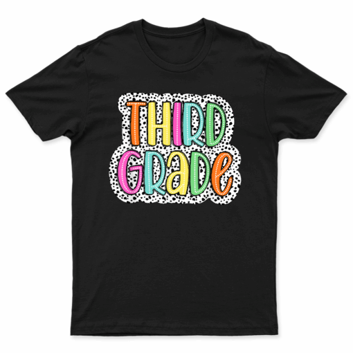 Third Grade Dalmatian Dots 3Rd Dream Team Back To School T Shirt