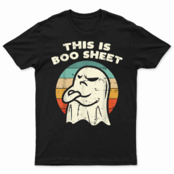 This Is Boo Sheet Ghost Retro Halloween Costume Men Women T Shirt