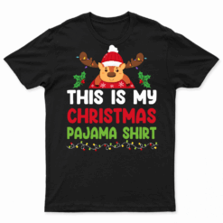 This Is My Christmas Pajama Shirt Xmas Lights Holiday Family