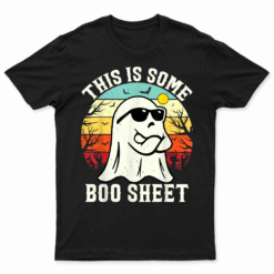 This Is Some Boo Sheet Ghost Retro Halloween Funny Halloween T Shirt