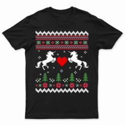 Unicorn Ugly Christmas Sweater T Shirt