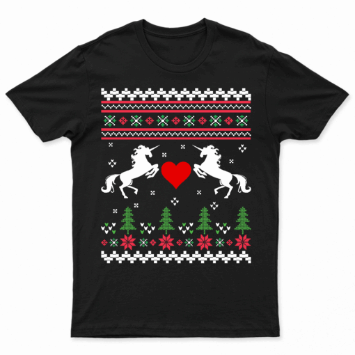 Unicorn Ugly Christmas Sweater T Shirt