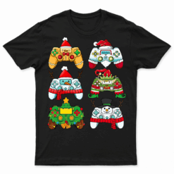 Video Game Controller Christmas Santa  Gamer Gift Boys T Shirtsss