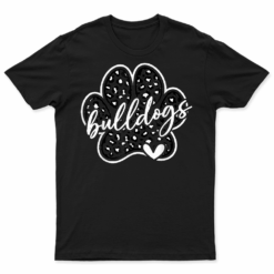 Vintage Bulldogs Team Pride School Spirit Back To School T Shirt